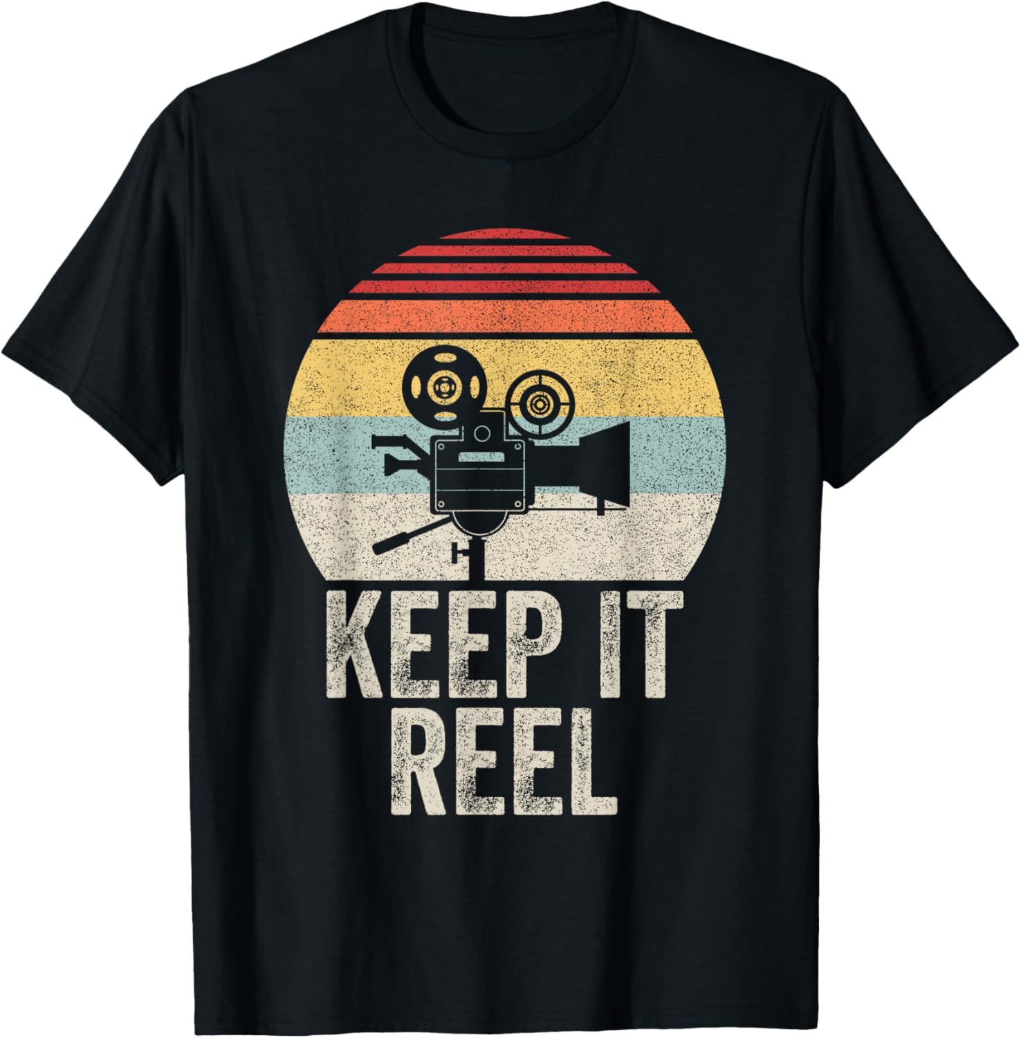 Vintage Retro Keep It Reel Shirt Filmmakers and Film Fans
