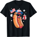 4Th Of July Hotdog Funny Fourth Of July Patriotic Usa Flag