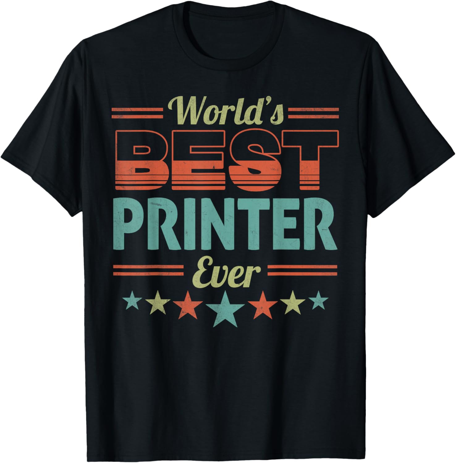 Retro Badge Worlds Best Printer