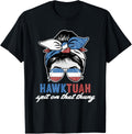 Hawk Tush American Flag Blue Red White Men Women Usa Funny
