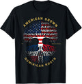 American Grown With Dominican Roots Tree Usa Flag Gift