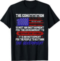 Patriotic Constitution Quote Usa Flag Tee