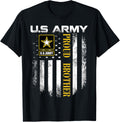 Vintage Us Army Proud Brother With American Flag Gift