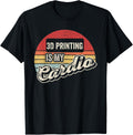 3D Printing Is My Cardio Vintage Retro Funny 3D Printer