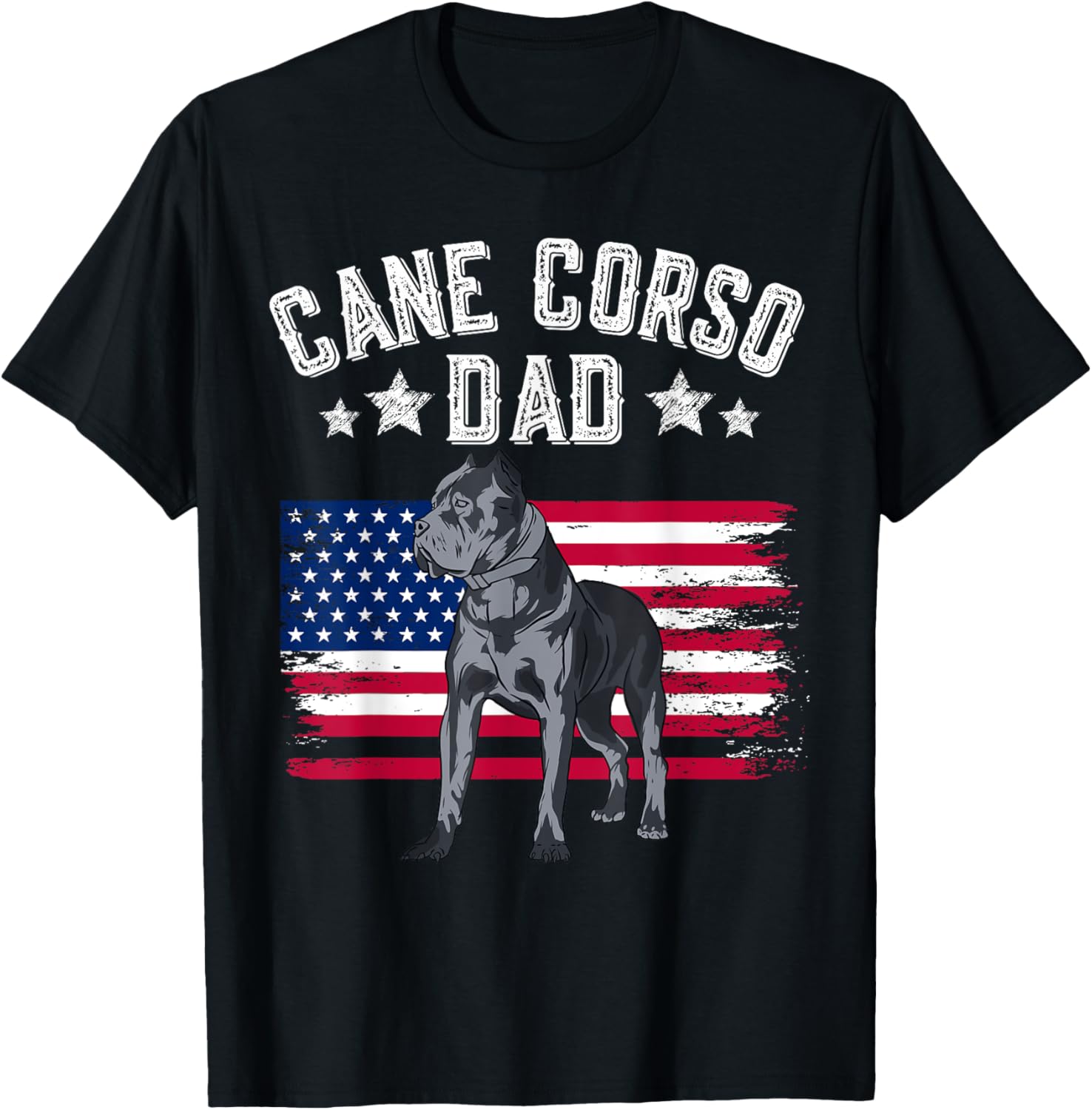 Cane Corso Dad American Flag Best Italian Mastiff Dog Lover