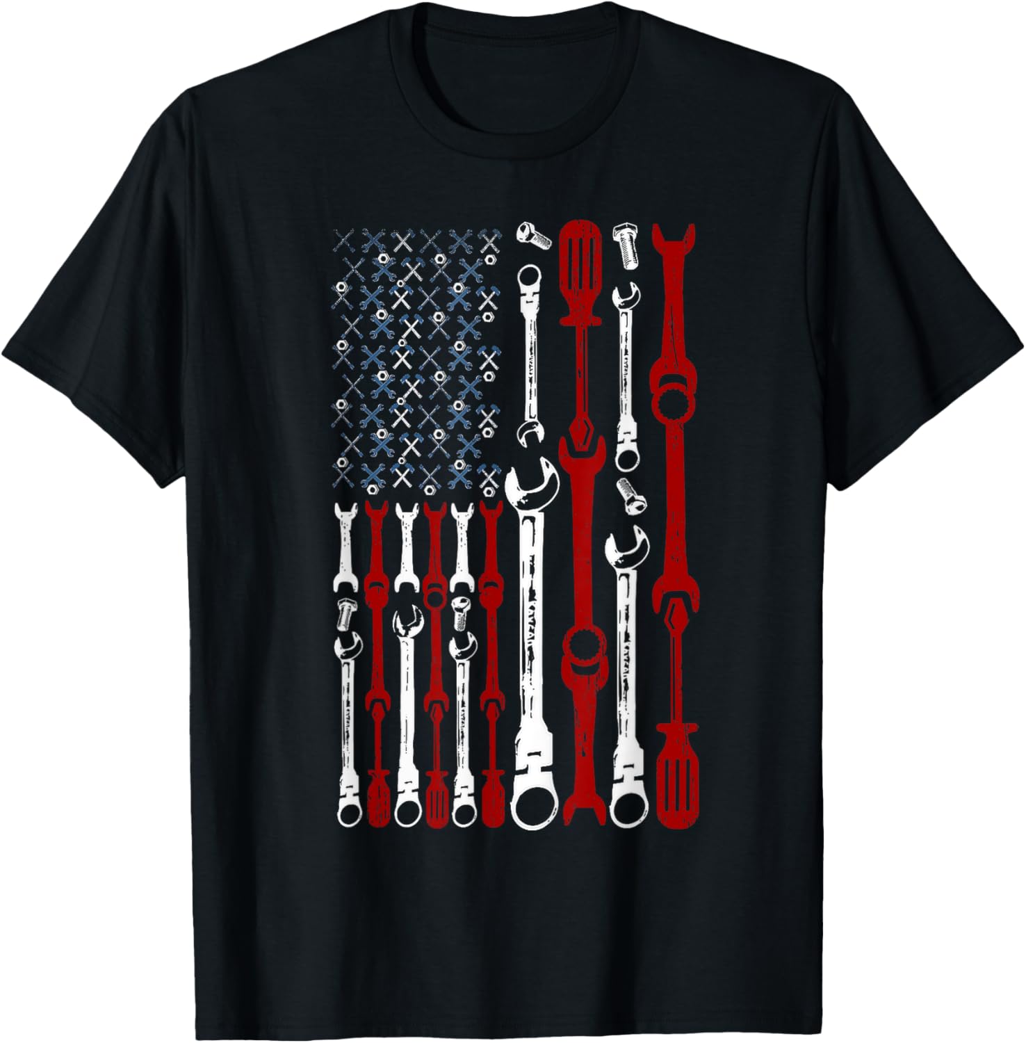 American Flag Mechanic Shirts Patriotic Mechanic Usa Flag