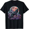 Wolves 4Th Of July American Flag Howling Wolf Under Usa Moon