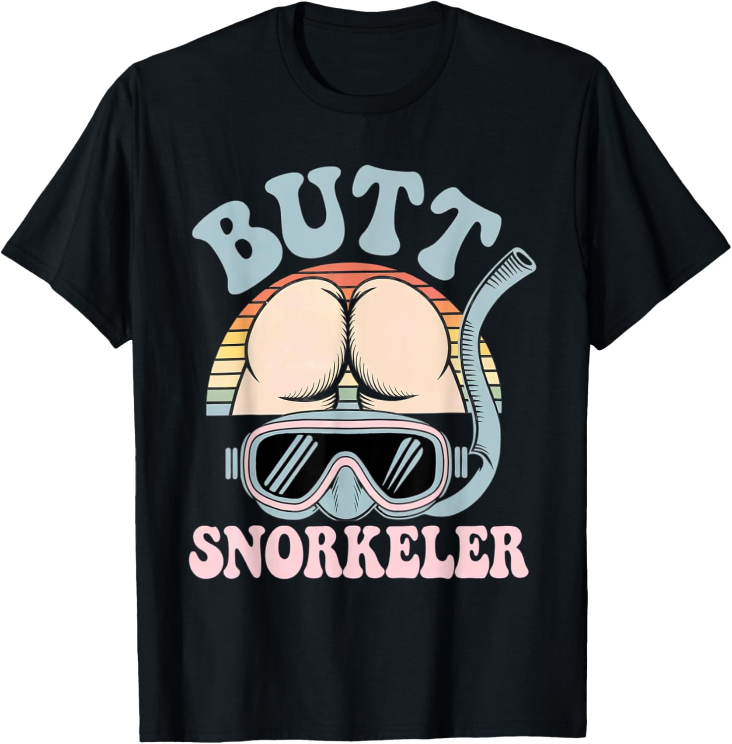 Funny Adults Humor Bum Snorkeler Gag Joke Husband Wife
