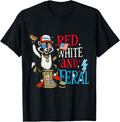 Fuuny Cute Red White And Feral Raccoon 4Th Of July Patriotic