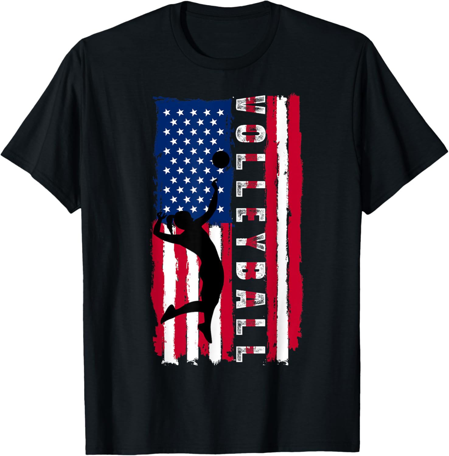 Patriotic Volleyball American Usa Flag 4Th Of July Girl Teen
