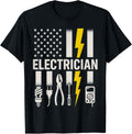 Electrician American Flag Tools For Electricians Linemen