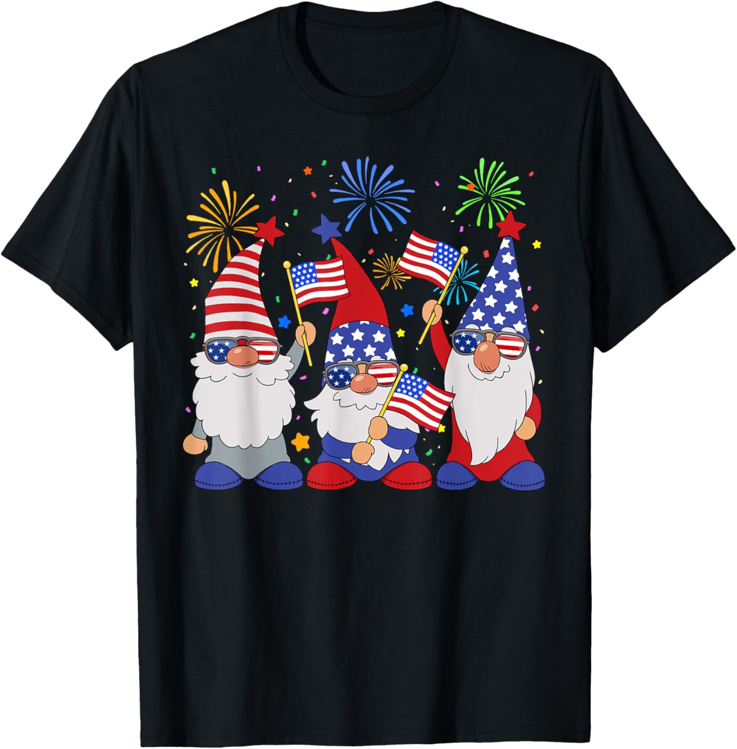 Funny American Gnomes Sunglasses Patriotic Usa 4Th Of July