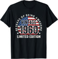 65Th Birthday Gifts Men Vintage 1960 65 Years Old Usa Flag