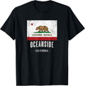 Oceanside California City Ca Usa California Flag
