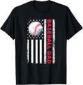 Baseball Dad Usa American Flag Patriotic Dad Fathers Day