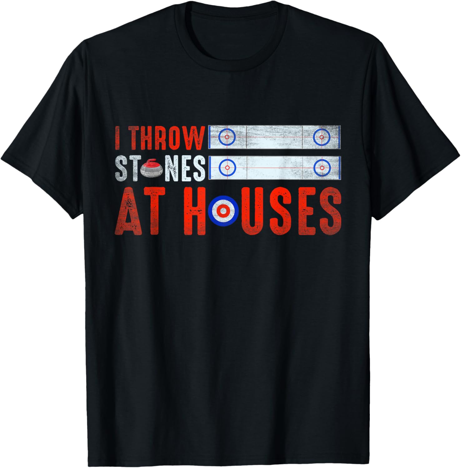 I Throw Stones At Houses Funny Curling