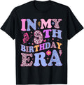 In My 9th Birthday Era Nine 9 Year Old Girls Birthday Design 288