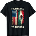 Half Mexican Half American Usa Flag Mexican American