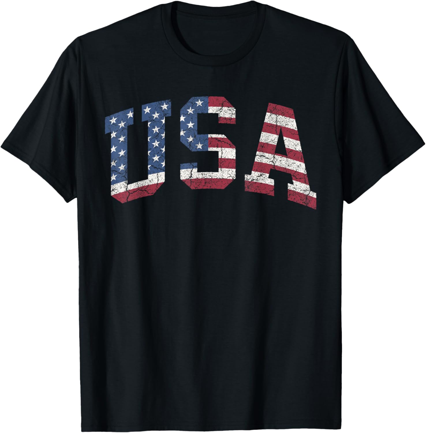 Usa Shirt Women Men Kids Patriotic American Flag Distressed