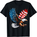 Bald Eagle Patriotic American Flag 4Th Of July