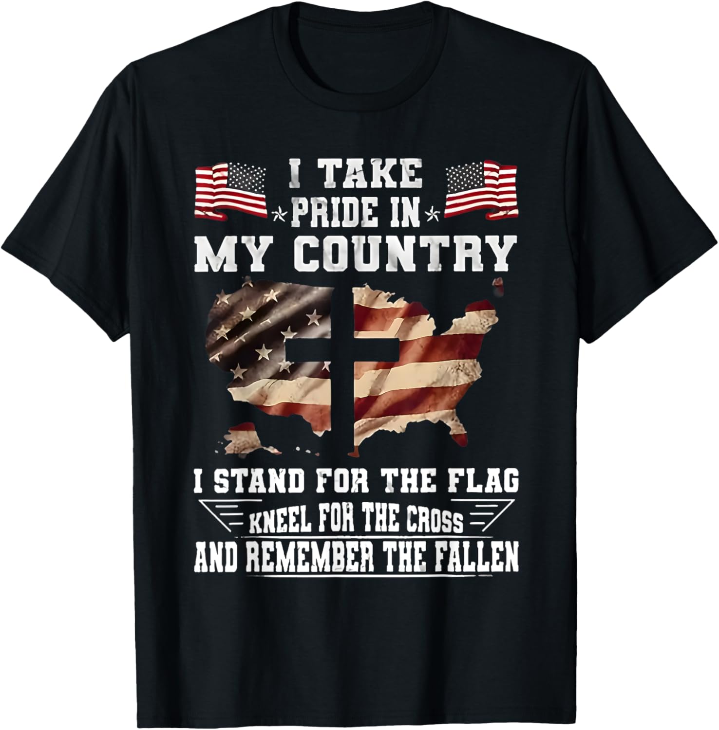 I Take Pride In My Country I Stand For The Flag Kneel Usa