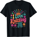 I Love Knitting Yarn Needles Fun