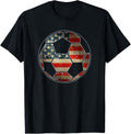 American Flag On Soccer Ball Soccer Ball Flag
