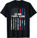 American Flag Thin Line Police Fire Military Nurse Responder