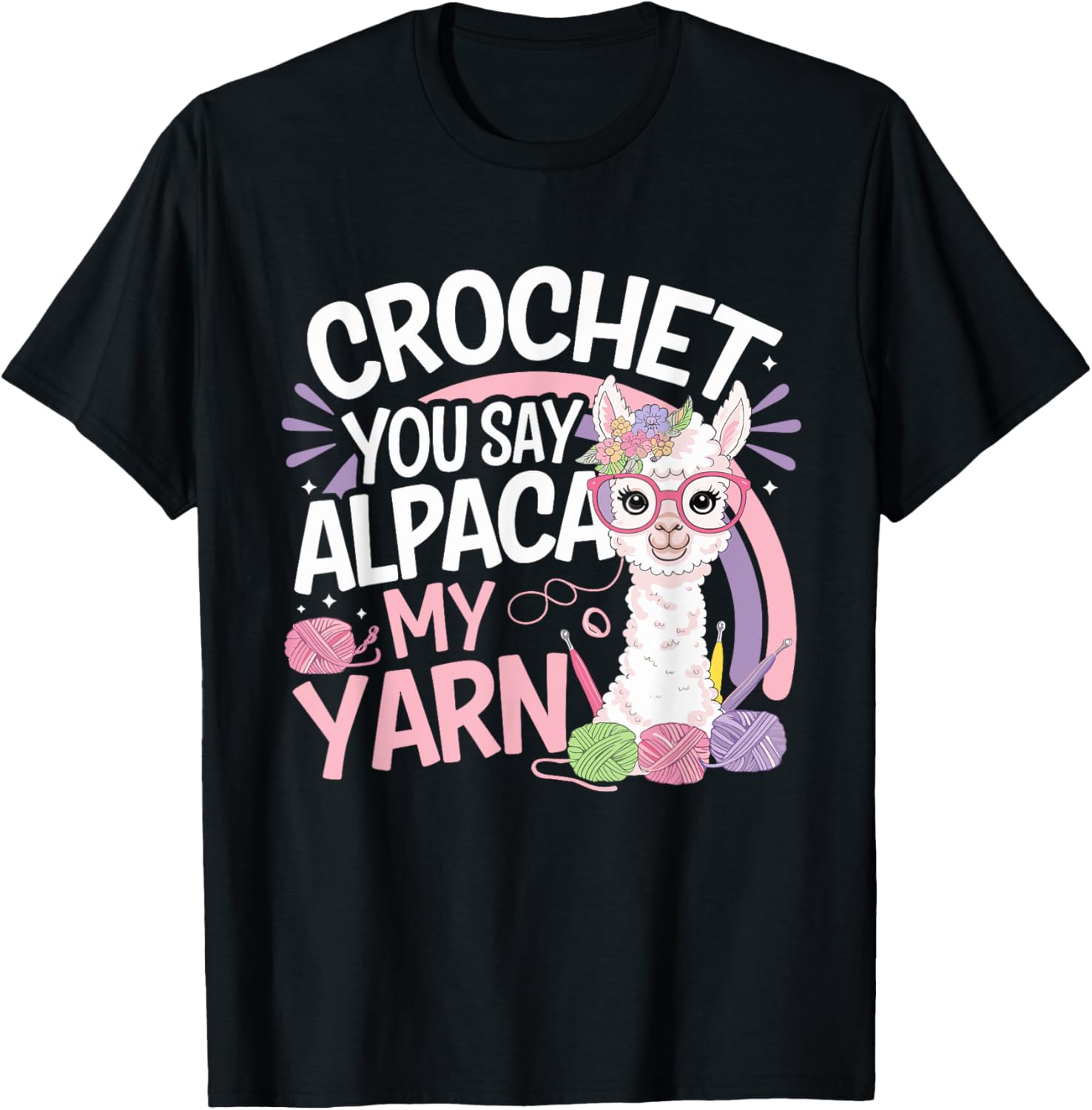 Crochet Alpaca My Yarn Funny