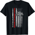 Proud American Trucker Patriotic Driver American Flag