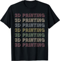 Retro 3D Printing Repetitive Vintage 3D Printer