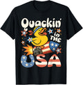 Funny 4Th Of July Duck Quackin In The Usa Patriotic Usa Flag