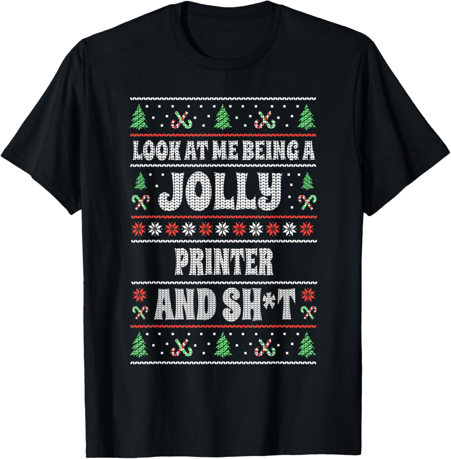 Funny Printer Ugly Christmas Design Xmas Themed