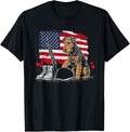 Airedale Terrier American Usa Flag Memorial Day 4Th Of July