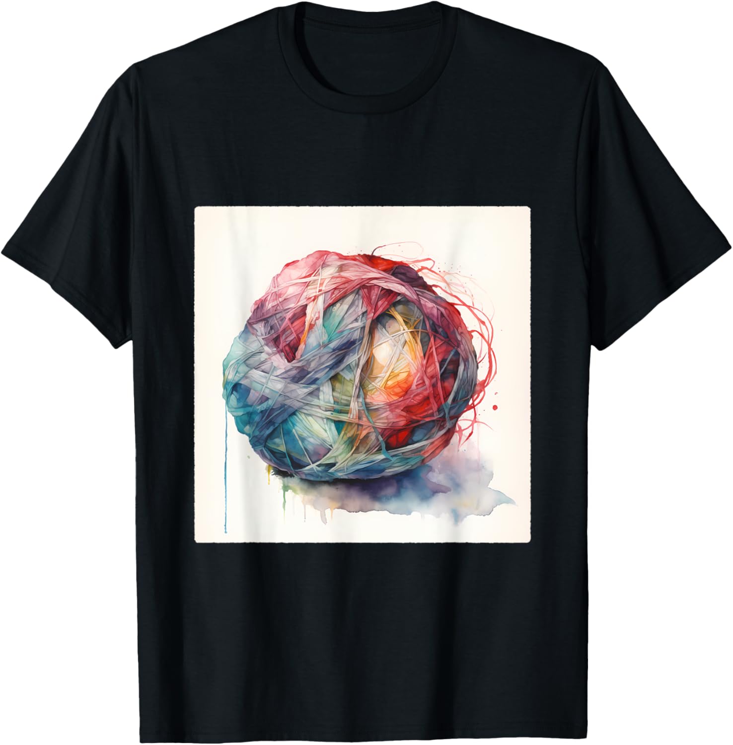 A Ball Of Yarn Unraveling. Spool, Ball Of Yarn Coming Undone