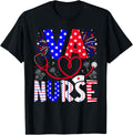 Va Nurse 4Th Of July American Flag Stethoscope