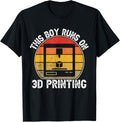This Boy Runs On 3D Printing Funny Retro 3D Printer