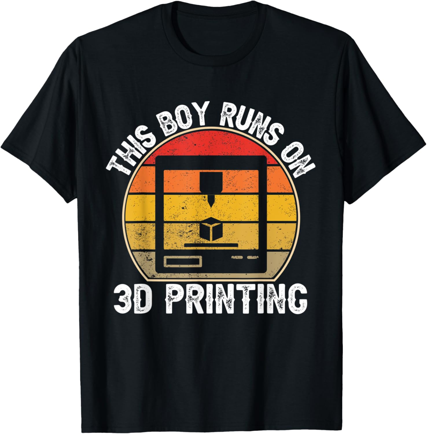 This Boy Runs On 3D Printing Funny Retro 3D Printer