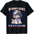 Shihtzu Dog American Flag Patriotic 4Th Of July