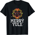 Merry Yule Winter Solstice Holly Pentagram Gift