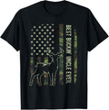 Best Buckin Uncle Ever Camo American Flag Deer Hunting