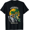 Orlando Florida Usa Funny Manatee And Alligator Design