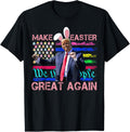 Funny Make Easter Great Again Trump Dancing Easter Usa Flag