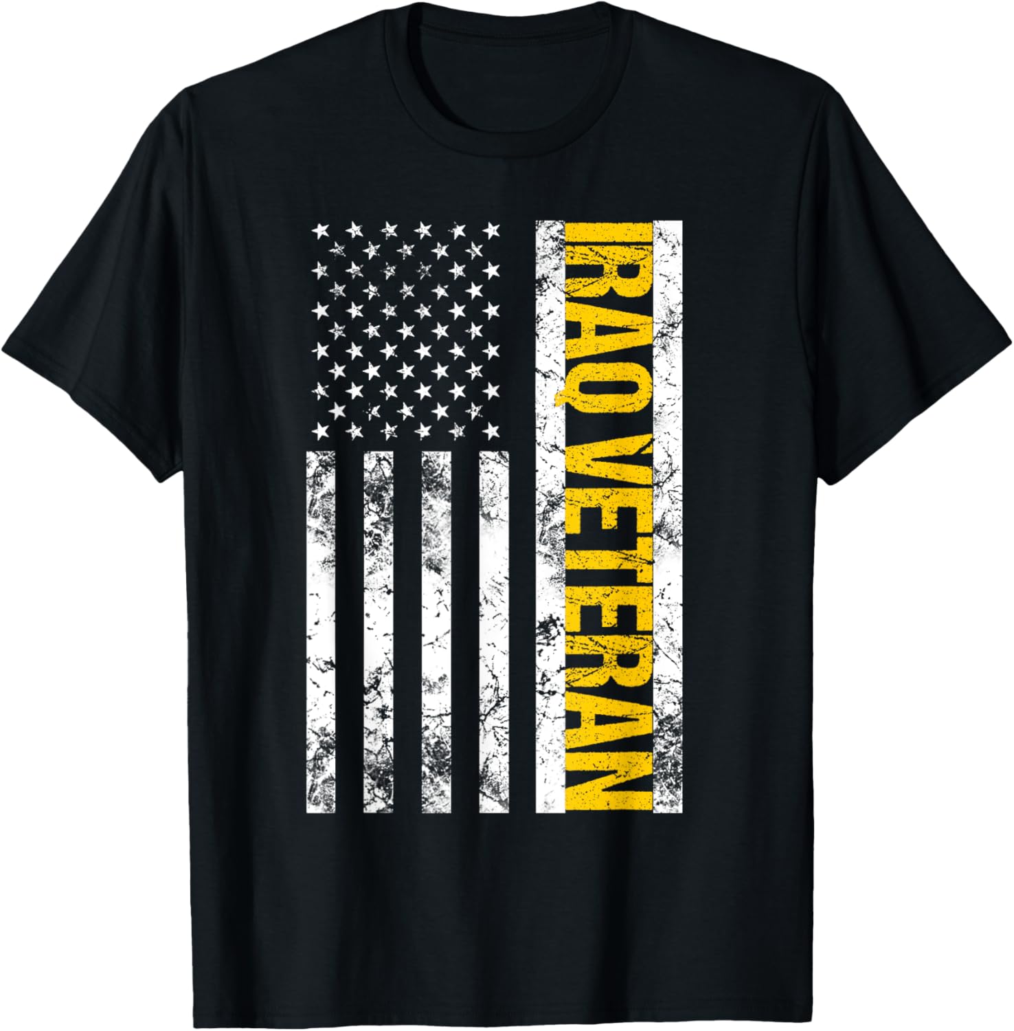 American Flag Iraq Veteran T Shirt Vintage Veterans Of Iraq