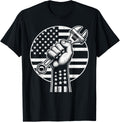 Mechanic Hero Usa Flag Wrench Mechanic American Flag Men