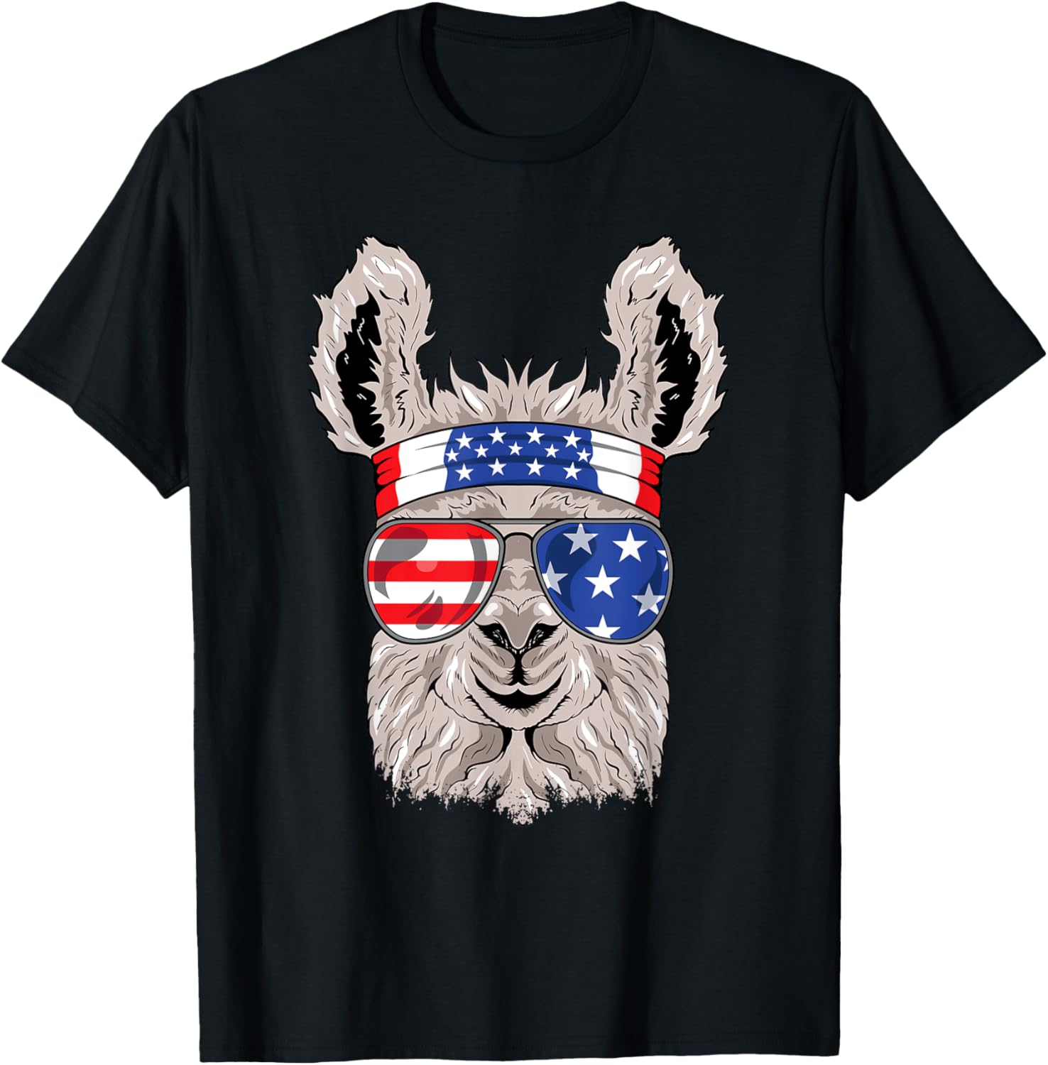 Usa Patriotic Llama Shirt July 4Th T Shirt Alpaca