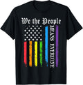We The People Means Everyone Lgbtq Pride Month American Flag