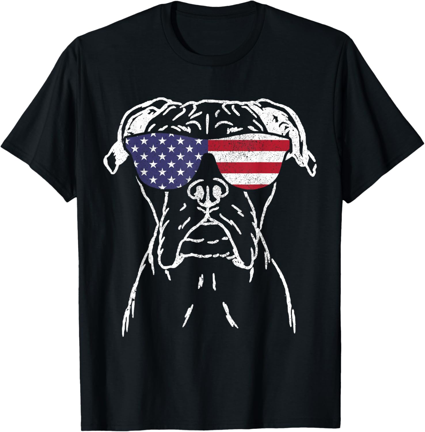 Boxer Dog Patriotic 4Th Of July American Flag Pride