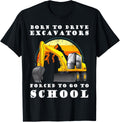 Born To Drive Excavators Forced To Go To School