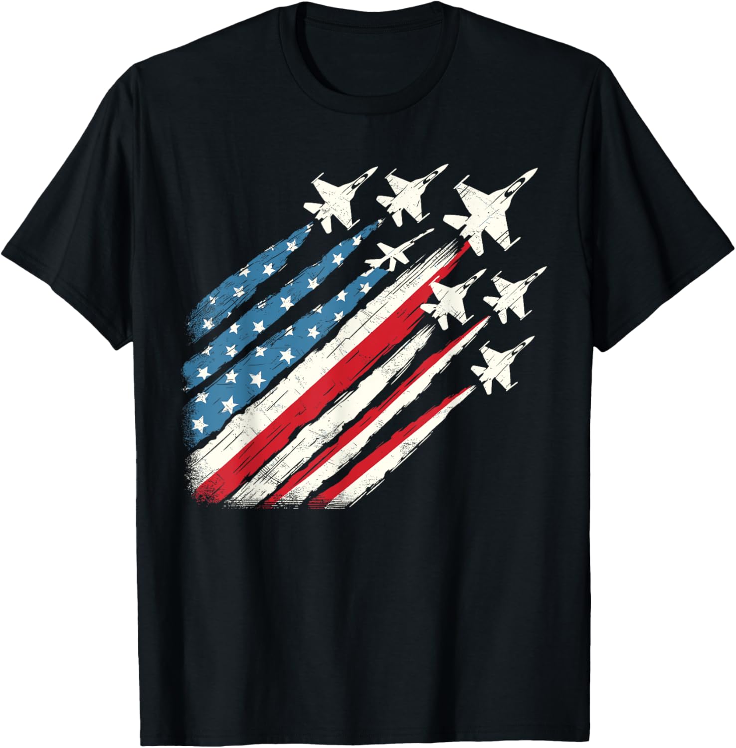 Patriotic Usa Fighter Jets 4Th Of July